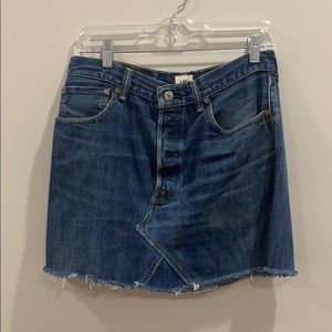 E + J vintage levi Denim skirt M